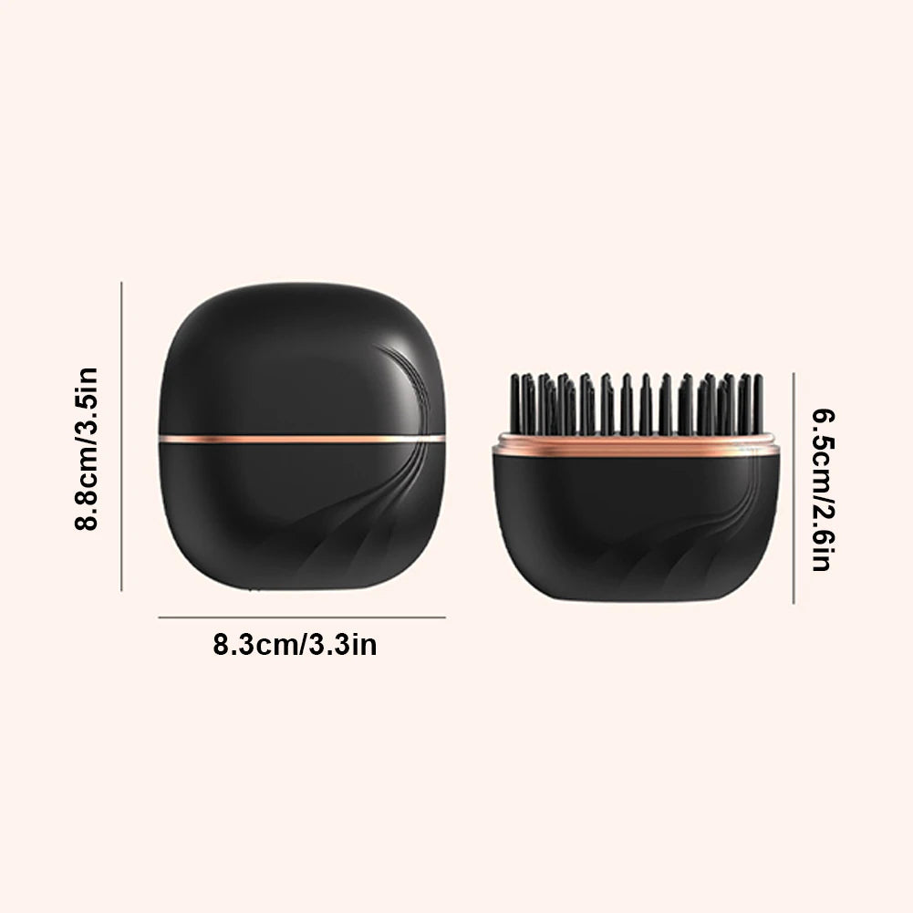 SmoothGo Styler Rechargeable mini hair straightener comb for effortless styling anywhere.