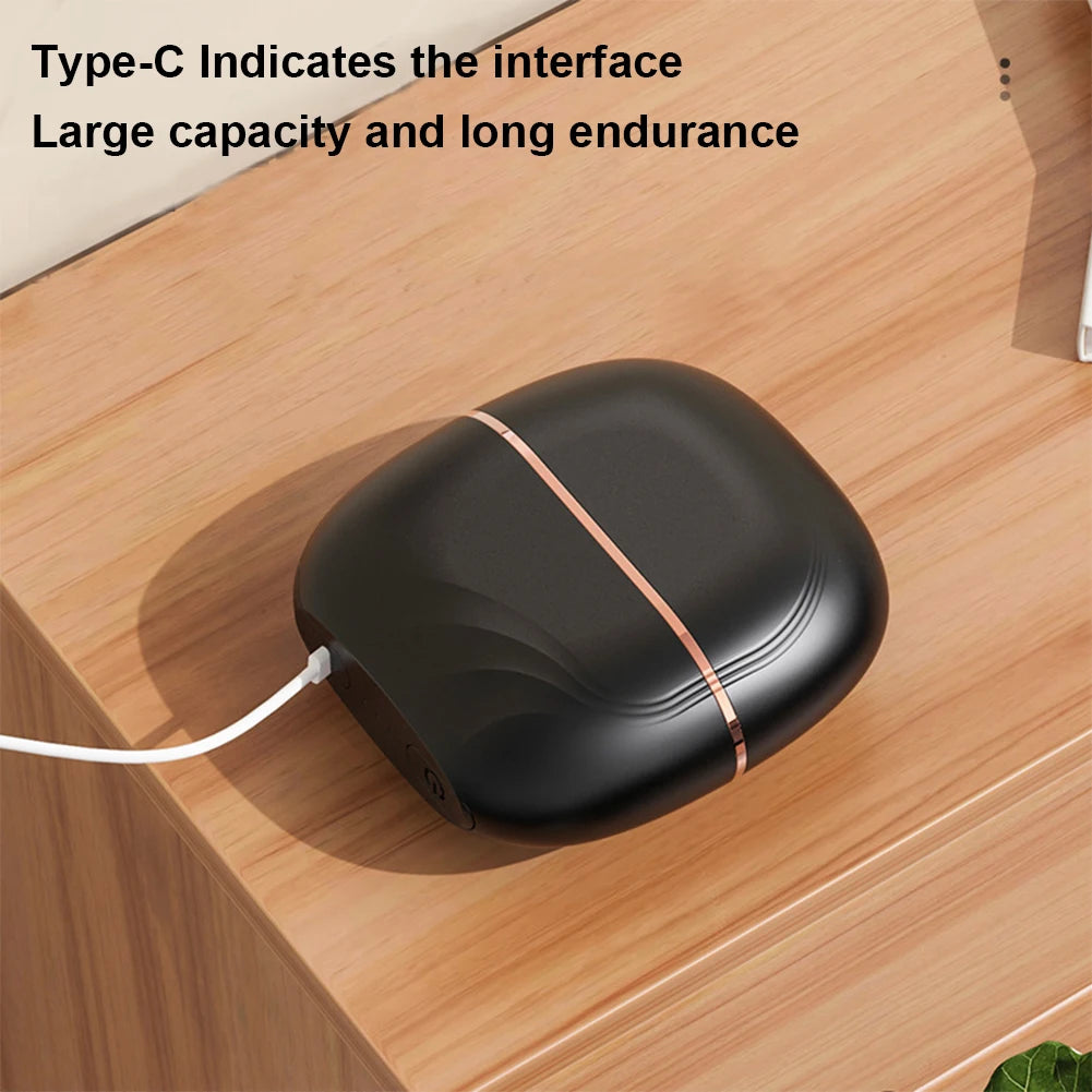 SmoothGo Styler Rechargeable mini hair straightener comb for effortless styling anywhere.