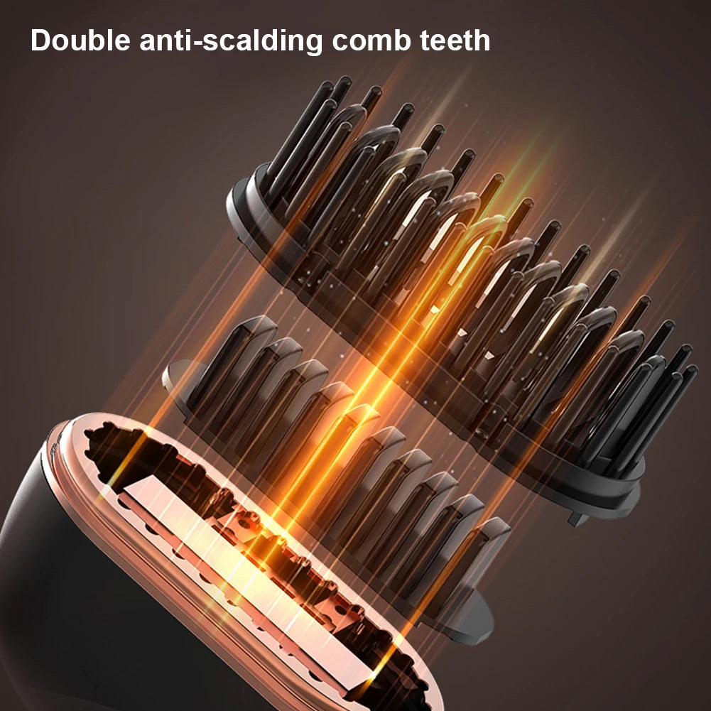 SmoothGo Styler Rechargeable mini hair straightener comb for effortless styling anywhere.