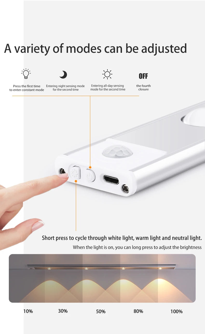 GlowSense™ Motion Sensor LED Light